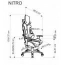 Кресло компьютерное HALMAR NITRO черный